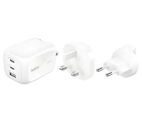 Belkin BOOST CHARGE PRO weiß / Ladegerät / 3x USB-C / 100W / PD / GaN / PPS