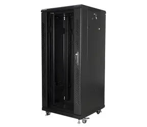 Lanberg 27U/600x600 schwarz / Rack-Schrank / 19" / Flachverpackung
