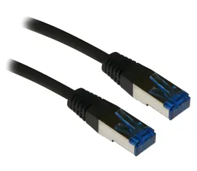 Xtendlan SFTP CAT6A 2m schwarz / Patchkabel / RJ45-RJ45 / 10 Gbit/s
