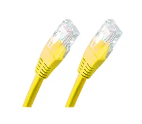 Xtendlan Patchkabel Cat5e UTP 1m gelb / Patchkabel / RJ45-RJ45