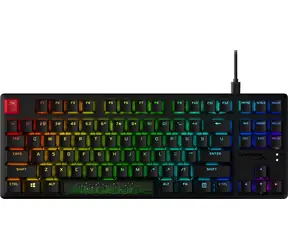 HyperX Alloy Origins Core PBT schwarz / Gaming-Tastatur / Mechanisch / HX Blue / TKL / US-Layout