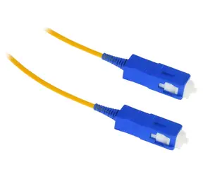 Xtendlan FO Patchkabel SC-SC 1 m / Optisches Patchkabel / Simplex 9/125 G.657.A1 / LS0H / 2 mm / kurze Steckdose