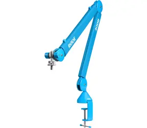 Rode PSA1+ blau / Tischmikrofonarm / 360° / Tragkraft 94 g bis 1,2 kg / Klemme und Gewinde