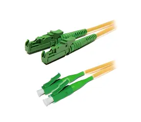 Xtendlan FO Patchkabel E2000/ APC-LC/ APC 2m / Optisches Patchkabel / Duplex / 9/125 / G.652d / LS0H
