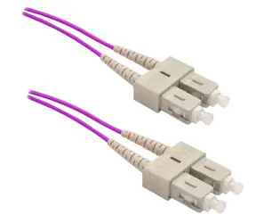 Xtendlan FO Patchkabel SC-SC / Optisches Patchkabel / 1 m / 50/125 OM4 Duplex / LS0H