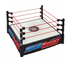 Mattel WWE Main Event Ring + Aufkleber JDJ20 / Spielset / Kunststoff / ab 6 Jahren