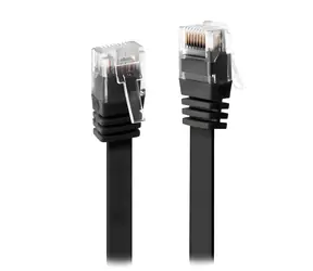 Xtendlan Cat6 UTP schwarz / Patchkabel / flach / 7 m