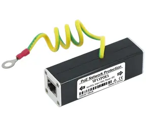 Xtendlan Überspannungsschutz für UTP-Leitungen mit PoE / Überspannungsschutz / 100 Mbit/s / Endspan / 2x RJ-45