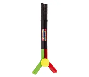 TEDDIES Hockeyschläger-Set mit Puck / Kinderset / 2 Hockeyschläger + Puck / 70 cm / Kunststoff