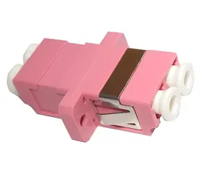 Xtendlan LC-LC Duplex-Adapter OM4 lila / Optischer Adapter / Multimode / Duplex / Für optische Verteilerschränke