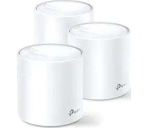 TP-LINK Deco X20 (3er-Pack) / Mesh-WLAN-System / AX1800 / 2,4 GHz - 574 Mbit/s / 5 GHz - 1201 Mbit/s / 2x GLAN