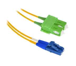 Xtendlan FO Patchkabel LC-SC/ APC / Optisches Patchkabel / 1 m / 9/125 Singlemode / Duplex / G.657.A1 / LS0H