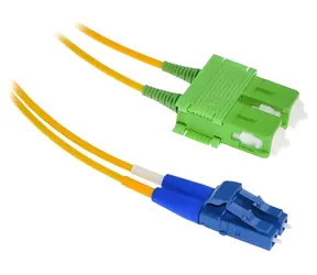 Xtendlan FO Patchkabel LC-SC/ APC / Optisches Patchkabel / 5 m / 9/125 Duplex / G.657.A1 ultraflexibel / LS0H