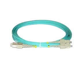 Xtendlan FO Patchkabel SC-SC 10 m / Optisches Patchkabel / 50/125 OM3 Duplex / LS0H