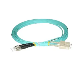 Xtendlan FO Patchkabel ST-SC 2 m / Optisches Patchkabel / 50/125 OM3 Duplex / LS0H