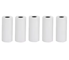 HELMER Thermoscheiben 55x25 mm weiß / Thermoscheibe / für Drucker TP01, TP02 / 5 Stück.