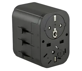 JUPIO Universal-Reiseadapter / Reiseadapter / 2x USB-A + 1x USB-C / 15,5 W