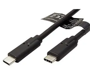 Roline USB-C(M) - USB-C(M) schwarz / USB-Kabel / USB 3.2 Gen 2x2 / 20 Gbit/s / PD 100 W / 1 m