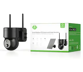 Woox R3569 / Außenkamera mit Solarpanel / PTZ / WLAN / Akkubetrieb
