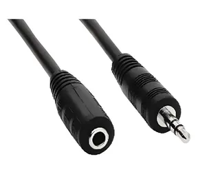 OEM Audio-Verlängerungskabel, 3,5-mm-Klinkenstecker / Audiokabel / Klinkenstecker (männlich) - Klinkenstecker (weiblich) / 3 m