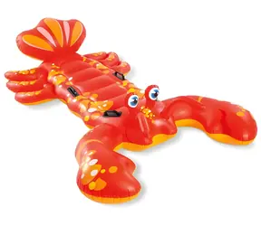INTEX Aufblasbarer Hummer mit Griffen / Aufblasbares Wasserspielzeug / 213 x 137 cm