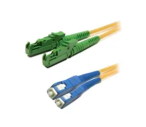 Xtendlan optisches Patchkabel E2000/ APC-SC 3M 9/125 / Patchkabel / Singlemode / Duplex / LSZH / G.652D