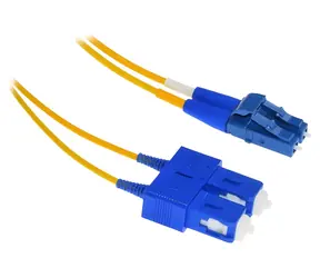 Xtendlan FO Patchkabel LC-SC 0,5 m / Optisches Patchkabel / 9/125 Duplex / G.657.A1 ultraflexibel / LS0H, 2 mm