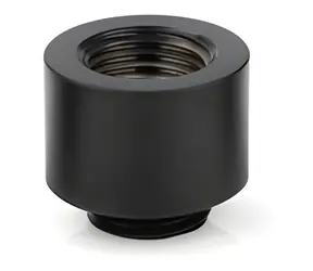 Thermal Grizzly DeltaMate MF14 schwarz / Verlängerungsadapter / G1/4" / Wasserkühlung / gerades Design