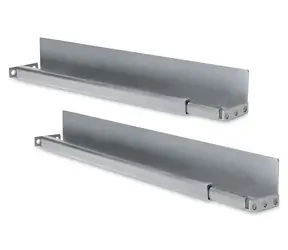 Digitus L-Support 19" Rackschienen / Schienen / Tiefe 350-600 mm / Tragfähigkeit 100 kg / 2 Stück.