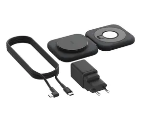 Belkin BOOST CHARGE PRO Qi2 schwarz / Tragbares magnetisches kabelloses Ladegerät / 15 W