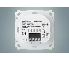 Homematic IP-Rollladenantrieb für Markenschalter / Rollladenantrieb / Funk / Reichweite 220 m / IP20