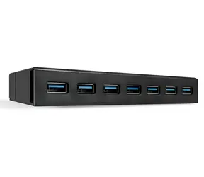 Lindy 7-Port-USB-Hub / USB-Hub / 7x USB-A 3.2 Gen 1 / 5 Gbit/s / Metallgehäuse / BC 1.2