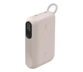 Belkin Powerbank 10000mAh sandfarben / Powerbank / 20W / USB-C / mit Display