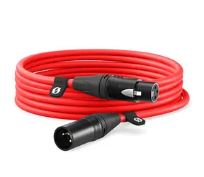 Rode XLR6M- R rot / XLR-Kabel / XLR (M) - XLR (F) / 6 m