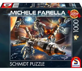Schmidt Puzzle Magische Sternenwelten - Schwerelosigkeit im Weltraum / 1000 Teile / ab 12 Jahren