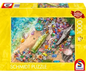 Schmidt Leuchtpuzzle Schätze am Strand / 1000 Teile / ab 12 Jahren