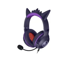 Razer Kraken Kitty V2 Pokémon Gengar Edition lila / Gaming-Kopfhörer / Mikrofon / USB-A / 2 m