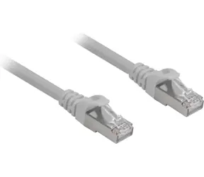 Sharkoon Cat 6A S/FTP 1,5 m grau / Patchkabel / RJ45-RJ45