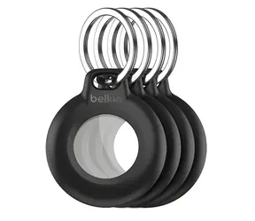 Belkin MSC015btBK schwarz / AirTag Hülle / mit Schlüsselanhänger / wasserdicht