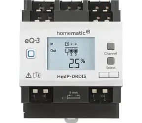 Homematic IP HmIP-DRDI3 / Dimmantrieb / 3-Kanal / DIN-Schienenmontage / Drahtlossteuerung