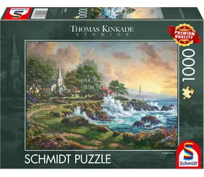Schmidt Puzzle Schatz am Meeresufer / 1000 Teile / ab 12 Jahren