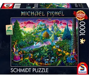 Schmidt Puzzle Fantastische Märchenwelt / 1000 Teile / ab 12 Jahren