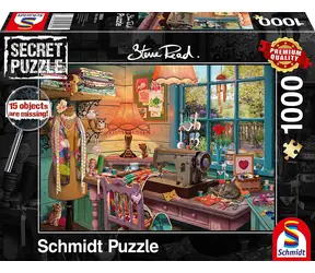Schmidt Puzzle Steve Read: Nähzimmer / 1000 Teile / ab 12 Jahren