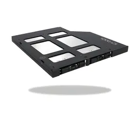 Icy Dock ToughArmor MB852M2PO-B schwarz / SSD-Rahmen / 2x M.2 NVMe / SFF-8612 / bis zu 5,25"-Einschub