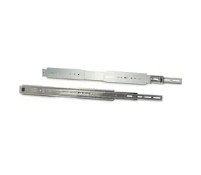 Inter-tech Teleskopschienen für 19"-Rack, silber / Teleskopschienen / Auszugslänge 495 mm / Tragfähigkeit 30 kg