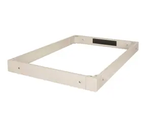 Digitus DN-19 SOKL-8/12-1 grau / Gestellfuß / 800 x 1200 mm (B x T) / 100 mm Erhöhung / Stahlblech
