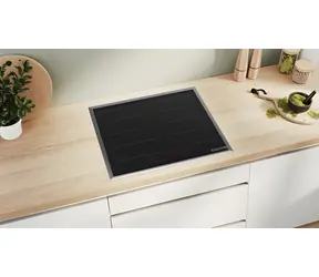 BOSCH PXX645HC1E Serie 6 schwarz/Edelstahl / Induktionskochfeld / 60 cm / 4 Kochzonen / Flex-Induktion
