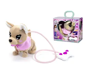 Simba Interaktiver Plüschhund ChiChi Love Loomy / beige, rosa / 20 cm / ab 3 Jahren