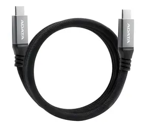 ADATA Magnetkabel USB-C schwarz / Kabel / USB-C - USB-C / 100 W PD / 10 Gbit/s / 1 m