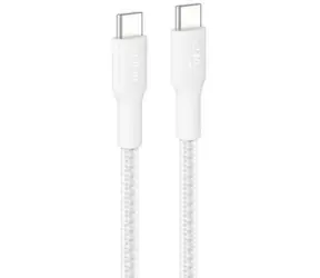 Belkin CAB025hq3MWH weiß / USB-C - USB-C-Kabel / 240 W / 3M / geflochten